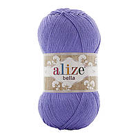 Alize BELLA 100 (Белла 100) № 851 фіолетовий (Пряжа бавовна, нитки для в'язання)
