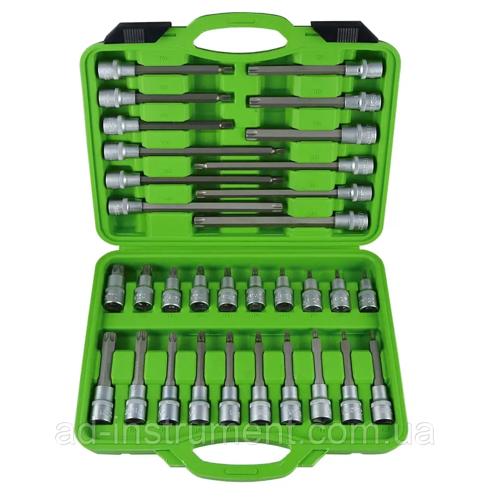 Набір біт-головок TORX 1/2" 32 од. 52605 JBM