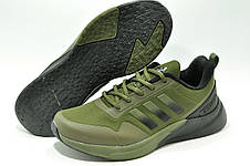 Термо кросівки Adidas чоловічі Адідас хакі зима 46р., фото 4