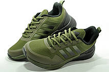 Термо кросівки Adidas чоловічі Адідас хакі зима 46р., фото 6