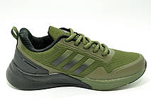 Термо кросівки Adidas чоловічі Адідас хакі зима 46р., фото 5