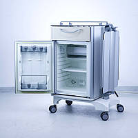 Приліжкова обертова тумбочка з холодильником Stiegelmeyer Nati Vitano — Rotatable Bedside Cabinet