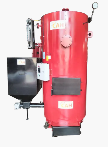 Паровий котел із ретортною пелетною пальником САН 500 кВт/800 кг, фото 1