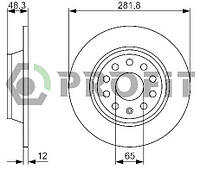 Колодки тормозные задние Skoda Octavia 04-13. Superb 08-. YETI 09-. VW Golf 04-13. Passat 05-. Seat LEON 05-.