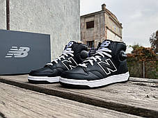 Чоловічі шкіряні кросівки New Balance 480 BB480COB чорні Оригінал, фото 3