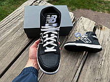 Чоловічі шкіряні кросівки New Balance 480 BB480COB чорні Оригінал, фото 5