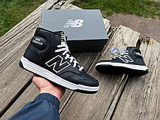 Чоловічі шкіряні кросівки New Balance 480 BB480COB чорні Оригінал, фото 4