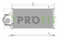 Радиатор кондиционера Ford Transit CONNECT 02-13. TOURNEO CONNECT 02-13