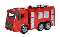 Детский инерционный автомобиль Same Toy Пожарная служба Красный (98-618Ut)