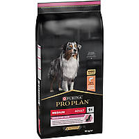 Корм Pro Plan Medium Sensitive 14 кг для собак средних пород с лососем и рисом