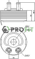 РАДИАТОР МАСЛЯНЫЙ Nissan ALMERA 00-06. Primera 02-. X-trail 01-08