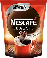 Кава Нескафе Класік розчинний 120 грам в м'якій упаковці
