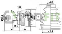 ШРУС Mercedes A (W168) 97-04 наружный