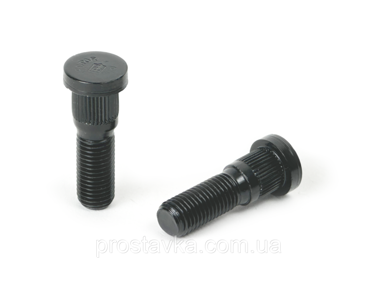 Шпилька забив. CRP142A28 M12X1,50 довжина різання.частинки 28 мм Чорний Цинк, фото 1