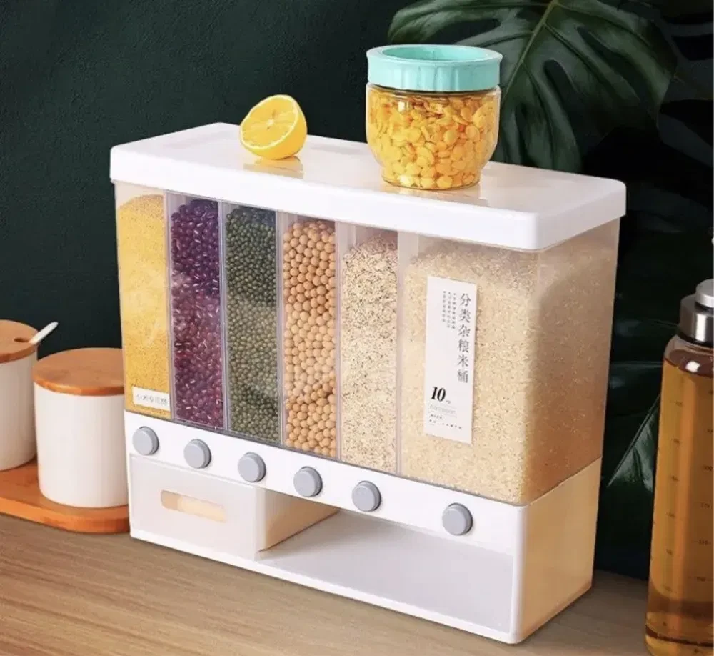 Органайзер для круп із дозатором, 6 секцій AB-5, фото 1