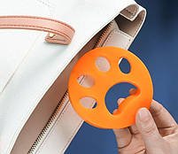 Силіконова лапка для видалення вовни та волосся з одягу помаранчевого кольору 2844, фото 7