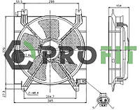 Вентилятор радиатора Chevrolet Lacetti 05-