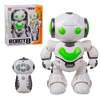Радиоуправляемый робот Robot 8 608-2 | Интерактивная детская игрушка робот с подсветкой и музыкой