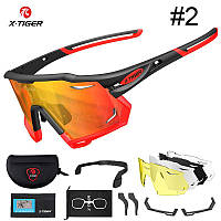 X-TIGER Велосипедні сонцезахисні окуляри UV400 Захистіть Велосипедні окуляри Спортивні поляризовані