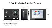 Екшн-камера SJCAM SJ4000 AIR silver 4K@30FPS з водонепроникним кейсом, Wi-Fi