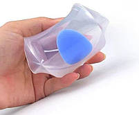 Силіконові устілки вставки під п'яту Підп'ятник із задніми та бічними бортиками розмір 39-46 прозорі 2847, фото 5