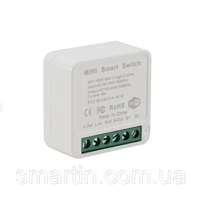 Смарт реле Wi-Fi DIY Smart Switch (220 В, 16A, 6 Pin, Android / iOS, голосовое управление, умный дом) - фото 3 - id-p1978741679