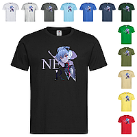 Черная мужская/унисекс футболка Evangelion Nerv (5-7-9)