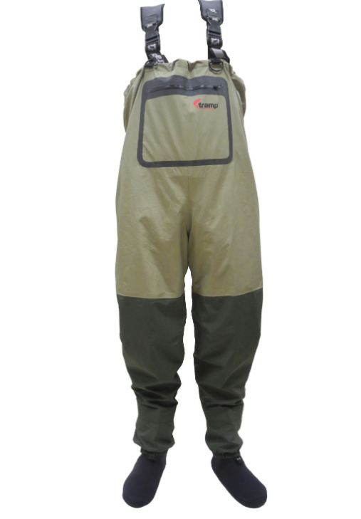 Забродные штаны-вейдерсы для рыбалки Tramp Angler TRFB-004-L Olive N - фото 5 - id-p1978752951