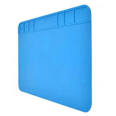 Силіконовий килимок для паяння 30x20 см з комірками Blue N