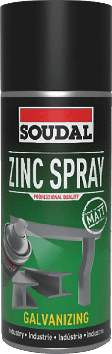 Мастило цинкове антикорозійне /400мл/ Zinc Spray SOUDAL