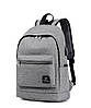 Чоловічий рюкзак-кенгуру великої місткості  з USB виходом сірий, фото 2