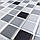 Декоративна ПВХ панель чорно-біла мозаїка 960х480х4мм SW-00001432, фото 2
