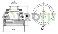 ПЫЛЬНИК К-Т Mazda 6 02-13. CX7 09-13. Mitsubishi Outlander 03-06. Nissan X-trail 07-13. Qashqai 07-13 ВНУТР.