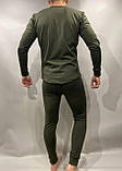 Чоловічий термокомплект Columbia зігрівальний флісовий тактичний військовий хакі для чоловіків + шкарпетки в подарунок MS, фото 6
