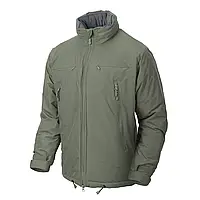 Куртка зимняя HUSKY Winter - Climashield Apex 100g,Helikon зеленая, тактическая военная мужская теплая ВСУ