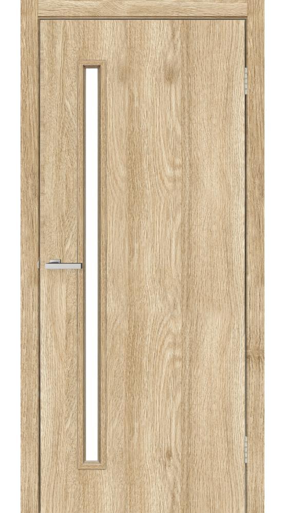 Двері міжкімнатні Takoma / MSDoors / Бук світлий / Екошпон / Скло Сатин