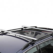 Багажник на рейлінг - 140см - "Кенгуру" - "AERO M"/Алюмінієві поперечні Аеродинамічні, фото 2