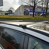 Багажник на рейлінг - 140см - "Кенгуру" - "AERO M"/Алюмінієві поперечні Аеродинамічні, фото 3