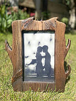 Фоторамка из дерева. Деревянная рамка для фотографий. Отличный подарок. Код 0019 (Украинский Производитель)