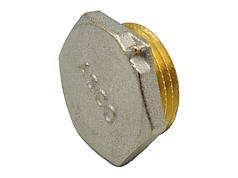 Заглушка 1" З латунна різьбова з проточкою Asco®