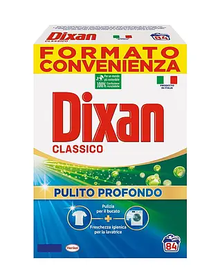 Порошок для прання Dixan Classico Італія універсальний безфосфатний 84 прання, фото 2