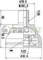 ШРУС Skoda Octavia 13-. Superb 08-15. Seat LEON 13-. ALTEA 06-. VW Golf 09-. Passat 05- наружный