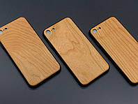 Дерев'яний бампер для телефону iPhone 7/8 колір "вільха" під гравіювання