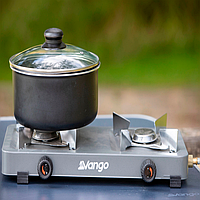 Компактная газова плитка Маленькая походная плита мини-плита для кемпинга Vango Blaze Double Grey