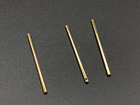 Металеві заготовки для сережок довжиною 40 мм для самостійного виготовлення прикрас, колір золото