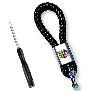 Стильний шкіряний Брелок з логотипом cadillac