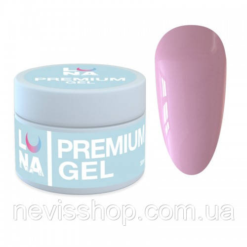 Гель для нарощування Luna Premium Gel 06. бежевий. 30 мл