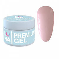 Гель для нарощування Luna Premium Gel 10. персиково-бежевий. 15 мл