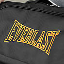 Спортивна чоловіча дорожня сумка Everlast biz Orange чорна тканинна в поїздок на 60 літрів для екіпірування, фото 11