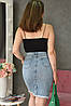 Спідниця жіноча джинсова блакитного кольору 160066P, фото 3